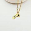 il_fullxfull.7581633488_nz7j Minimalist Initial Necklace – Custom Heart Accent Pendant | 18K Gold Plated Stainless Steel