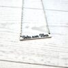 il_fullxfull.7581635466_ix03 Votes Over Vibes Necklace • Satin Stainless Steel, Social Justice Gift