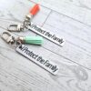 il_fullxfull.7581637938_fnta-2 I Protect the Family Keychain • Stainless Steel Bar with Tassel