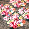 I hate it here - Passive Aggressive Humor Decal - Sarcastic Sticker - Snarky Floral Laptop Decal