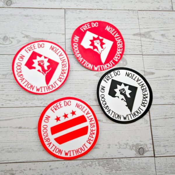 il_fullxfull.7581638674_bdf0 DC Statehood Sticker Pack: Political Protest Vinyl Decals