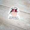 il_fullxfull.7581638684_sq7u Floral Middle Finger Sticker - Defiant Sassy Vinyl Decal