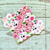 Floral 'Absolutely Not' Vinyl Sticker: Waterproof Feminist Laptop Decal