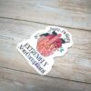 il_fullxfull.7581639392_6wdw Floral Middle Finger Sticker - Defiant Sassy Vinyl Decal
