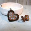 il_fullxfull.7581642500_o96l Handmade Wood & Resin Rainbow Stud Earrings – 12mm Round Stainless Steel Studs – LGBTQ+ Pride Jewelry