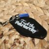 il_fullxfull.7581645274_1vl9 Fuck the Patriarchy Motel Key, Feminist Bag Charm, Activist Gift