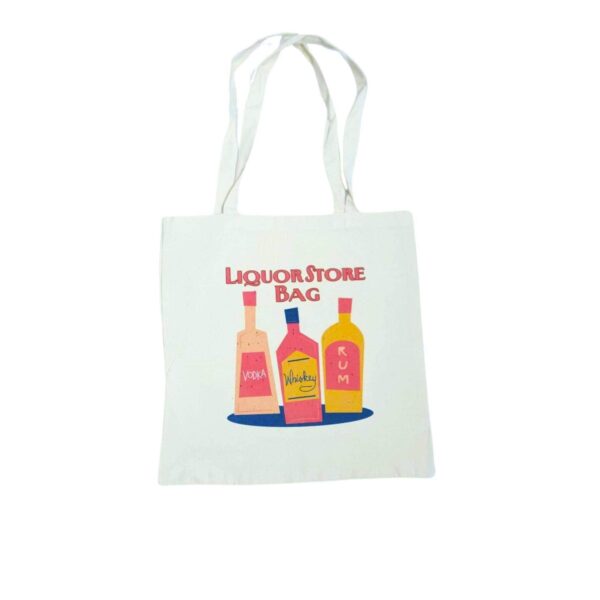 il_fullxfull.7581649326_2sq7 Retro Liquor Bottle Print Tote Bag: Vintage Vibes, Reusable Canvas