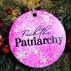 Tay-Inspired Ornament Set – Fuck the Patriarchy, Lover House, and Saint Swift Ornaments