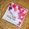 il_fullxfull.7581650826_7awd Floral Resin Tray: Pink, White & Rose Gold - Decorative Centerpiece