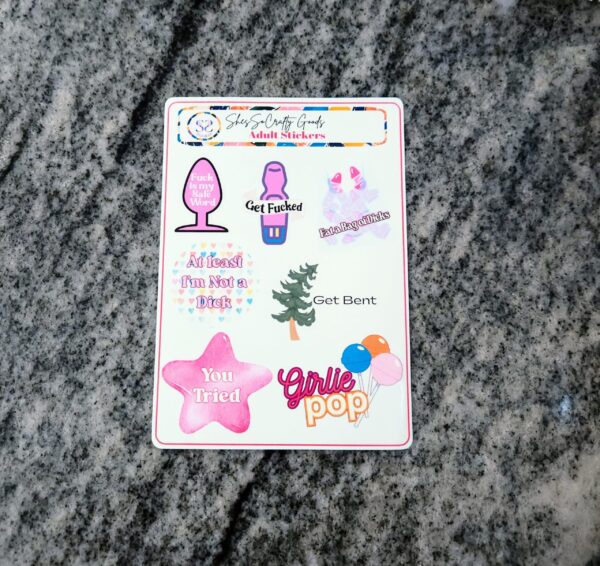il_fullxfull.7581651354_nmuh-1 Funny Adult Sticker Sheet | Sarcastic Dark Humor Gag Gift for Her
