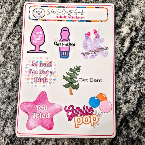 il_fullxfull.7581651616_f4pb-1 Funny Adult Sticker Sheet | Sarcastic Dark Humor Gag Gift for Her