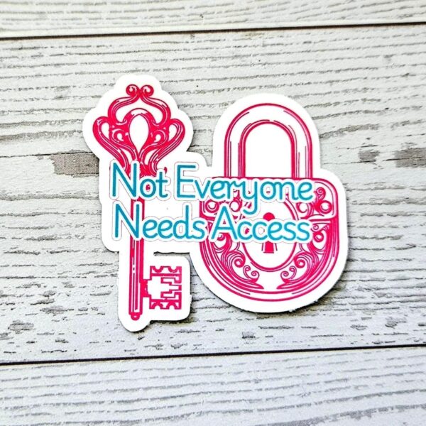 il_fullxfull.7581652538_mpmv Boundaries and Consent Sticker – Key & Lock Design, Waterproof Vinyl Decal