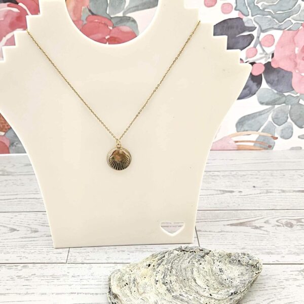 il_fullxfull.7581653046_t6bi Real Scallop Shell Necklace – 18K Gold Plated Coastal Pendant, Beach Jewelry