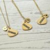 il_fullxfull.7581653730_fftx Gold Showgirl Heart Necklace: Engraved Stainless Steel Pendant, Charm Accent