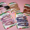 Confetti Resin Hair Clips: Retro Disco Barrettes, Sparkly Accessories 6 Confetti Resin Hair Clips: Retro Disco Barrettes, Sparkly Accessories