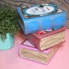 Handmade Resin Book Box: "Her Final Fuck... A Memoir" - Blue Floral Keepsake Storage 8 Some books hold stories—this one holds secrets. 💙✨ Introducing the handmade resin book box in a striking bright blue hue, designed for book lovers who appreciate a little edge with their elegance. Crafted with tinted epoxy resin, this durable and stylish storage box blends effortlessly into your bookshelf, making it the perfect spot to stash your small treasures. ✨ Features: 📖 Expertly crafted from high-quality epoxy resin – glossy, sturdy, and built to last. The boxes can stand a drop but will (8)