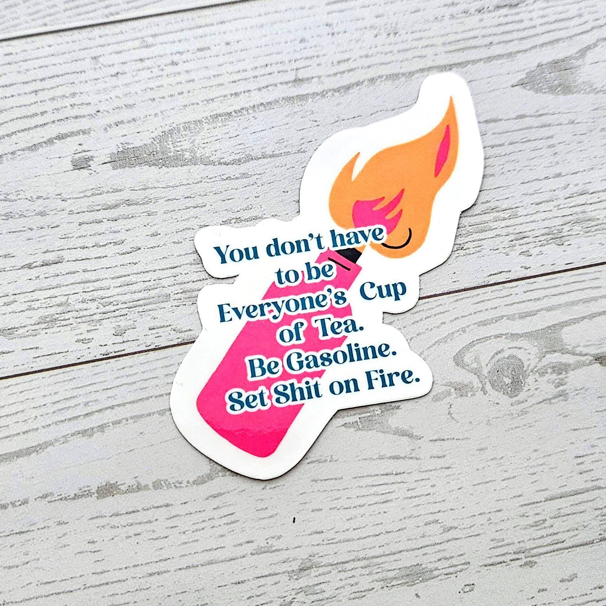 Molotov Cocktail Vinyl Sticker – Feminist Rebel Gift