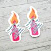 il_fullxfull.7581655562_7gek Molotov Cocktail Vinyl Sticker – Feminist Rebel Gift