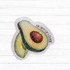 il_fullxfull.7581656132_tdgx Holographic Avocado Sticker - Heart of Stone Sticker - Los Campesinos Inspired