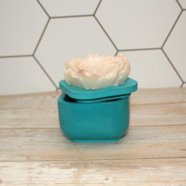 il_fullxfull.7581658556_86za Floral Ring box with lid - Decorative Jewelry Storage - Concrete stash box