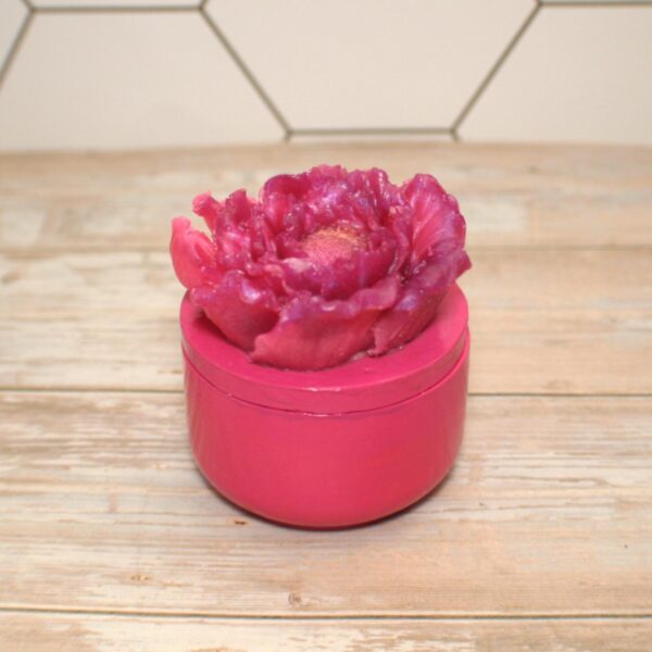 il_fullxfull.7581658730_pq1i Floral Ring box with lid - Decorative Jewelry Storage - Concrete stash box