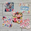 Surviving Out of Spite Sticker – Funny Square Floral Vinyl Sticker