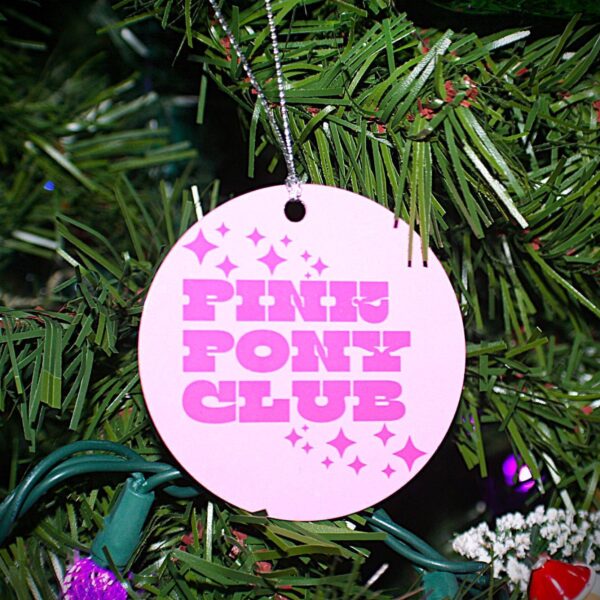 Chappell Inspired Christmas Ornament Set: Pink Pony Club, Midwest Princess, Good Luck Babe 4 Chappell Inspired Christmas Ornament Set: Pink Pony Club, Midwest Princess, Good Luck Babe