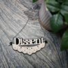 Silver RBG Dissent Collar Necklace - Feminist Statement Jewelry