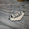 Silver RBG Dissent Collar Necklace - Feminist Statement Jewelry