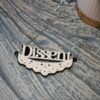 Silver RBG Dissent Collar Necklace - Feminist Statement Jewelry