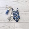 Eras Personalized Bodysuit Bag Charm: Midnight Sparkle Rhinestone Keychain, Custom Purse Accessory 8 Eras Personalized Bodysuit Bag Charm: Midnight Sparkle Rhinestone Keychain, Custom Purse Accessory