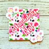 Feral & Floral Sticker Set: Funny Sarcastic Waterproof Vinyl Stickers