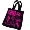 il_fullxfull.7581671926_omhu Pink Pony Club Tote Bag: Glow-in-the-Dark, XL Capacity