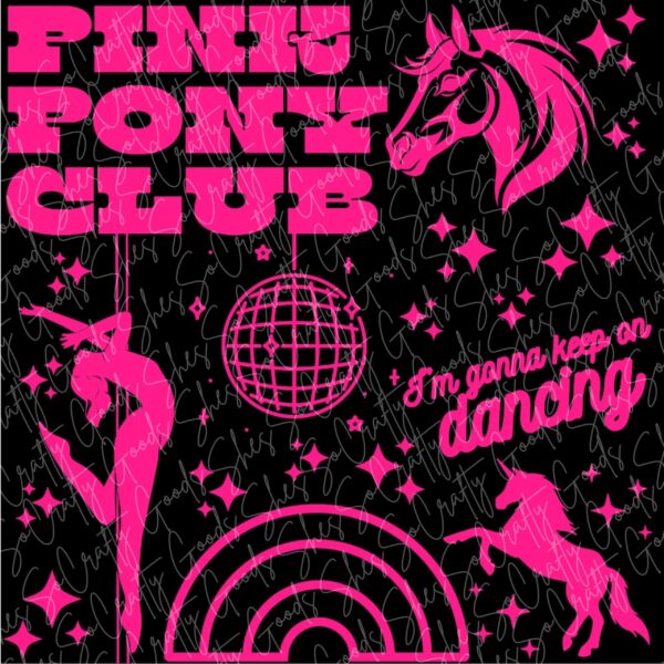 il_fullxfull.7581672362_m0q4-1 Pink Pony Club Tote Bag: Glow-in-the-Dark, XL Capacity