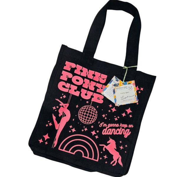 il_fullxfull.7581672586_gx2i-1 Pink Pony Club Tote Bag: Glow-in-the-Dark, XL Capacity