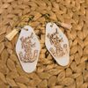 il_fullxfull.7581677096_m9b7-1 Good Luck Babe Keychain: Chic White Gold Design - Cream Tassel