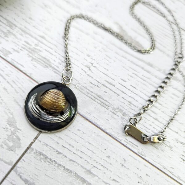 il_fullxfull.7581682450_m9ct-2 Real River Clam Shell Necklace – Handmade Coastal Pendant with Silver Tip – One of a Kind