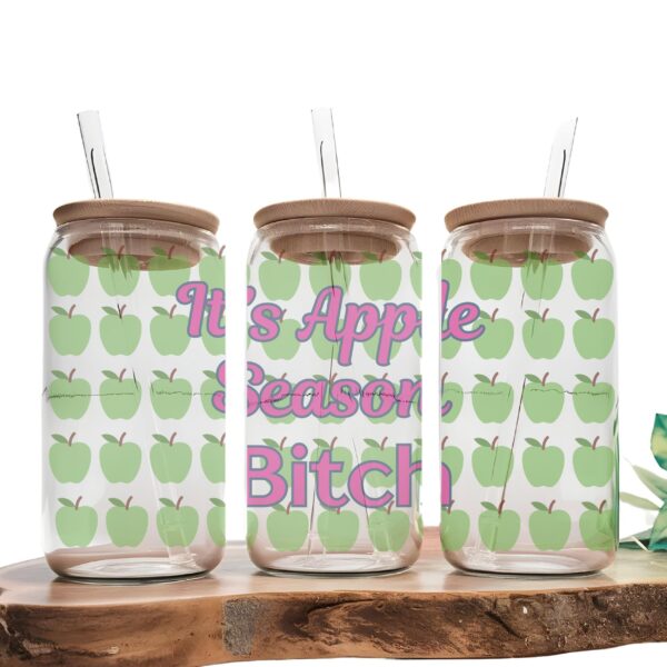 il_fullxfull.7629582269_5ha1 Halloween Glass Beer Can Cup (16oz): It's Apple Season