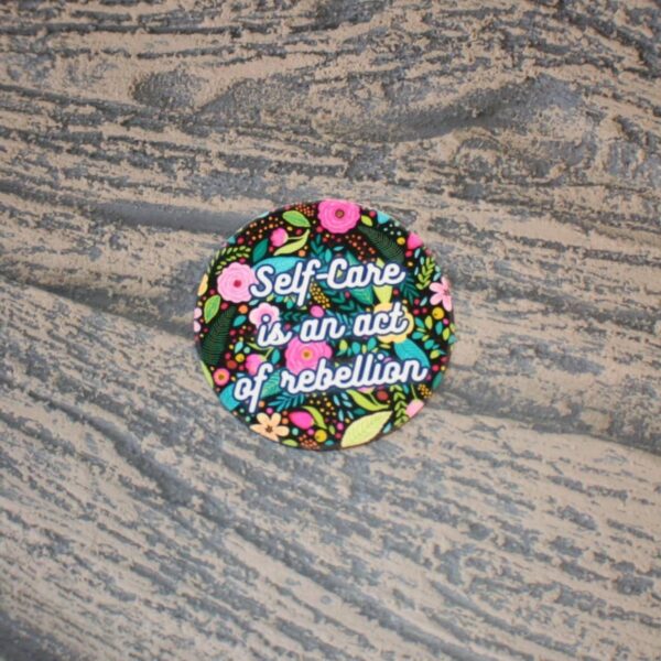 il_fullxfull.7629585359_afrp Self Care Is Rebellion Sticker - Floral Affirmation Decal