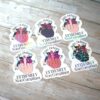 il_fullxfull.7629586677_9y5w Floral Middle Finger Sticker - Defiant Sassy Vinyl Decal