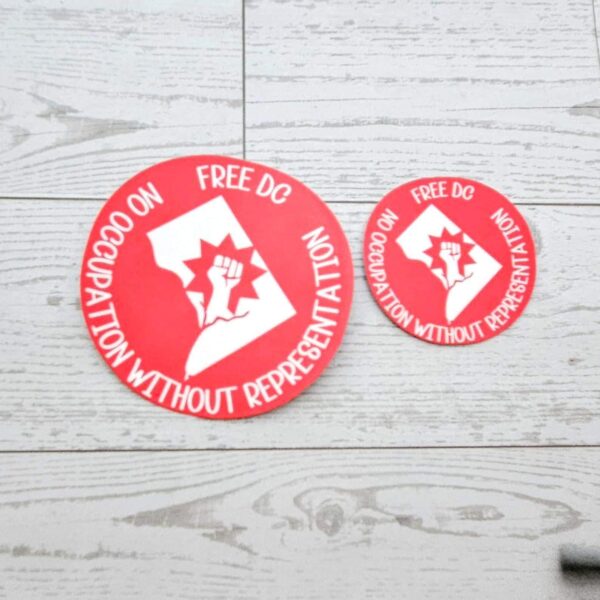 il_fullxfull.7629587057_f9j4 DC Statehood Sticker Pack: Political Protest Vinyl Decals