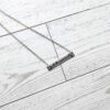 Fuck the Patriarchy Bar Necklace: Feminist Stainless Steel or Gold-Plated Jewelry