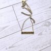 Fuck the Patriarchy Bar Necklace: Feminist Stainless Steel or Gold-Plated Jewelry