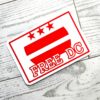 il_fullxfull.7629589457_ech7-2 Free DC Vinyl Sticker: Washington DC Protest Art - Weatherproof