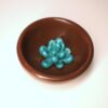 ✨ The perfect blend of natural beauty and handcrafted artistry! These handmade bamboo ring dishes bring warmth and elegance to your space, with a rich chocolate brown hand-painted finish and a stunning resin floral centerpiece. The bowls are upcycled and rescued from a local thrift store and lovingly re-finished and upgraded. Each 3.5-inch round bamboo bowl is sanded smooth and carefully hand-painted, creating a luxurious, earthy base for the delicate hand-cast resin flowers. Choose from four st (8)