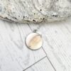 il_fullxfull.7629590553_lsjp-1 Lettered Olive Shell Necklace: Silver Chrome Tip, Coastal Pendant
