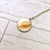 il_fullxfull.7629590981_jhov-1 Lettered Olive Shell Necklace: Silver Chrome Tip, Coastal Pendant