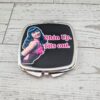 Bettie Page Compact Mirror: Retro Pin-Up Makeup Accessory