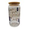 Tarot Card Beer Can Glass: Major Arcana Design, Bamboo Lid (16oz)