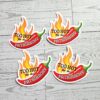 il_fullxfull.7629594649_njlp-1 Feminist Jalapeño Sticker: Retro Vinyl Decal - Waterproof